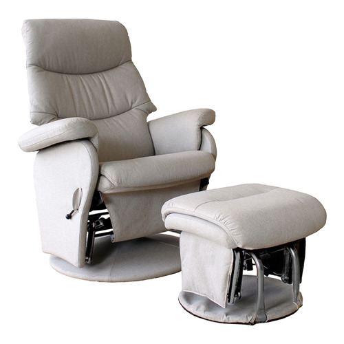 2 Piece Manhattan Glider Chair Ottoman Set Temple Webster